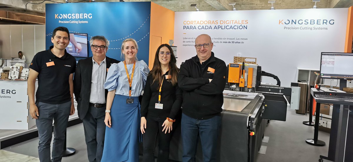 kongsbergpcs's tweet image. We are looking forward to making new connections and catching up with old friends at C!Print Madrid 2022 today. Come and see the Kongsberg C24 table in action and meet the team at booth D42. bit.ly/37K89Fc
#KongsbergPCS #CuttingTable #DigtialCutting #PoP #CPrintMadrid