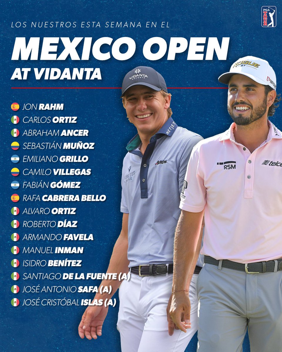 pgatouresp's tweet image. Esta semana en el @MexicoOpenGolf.