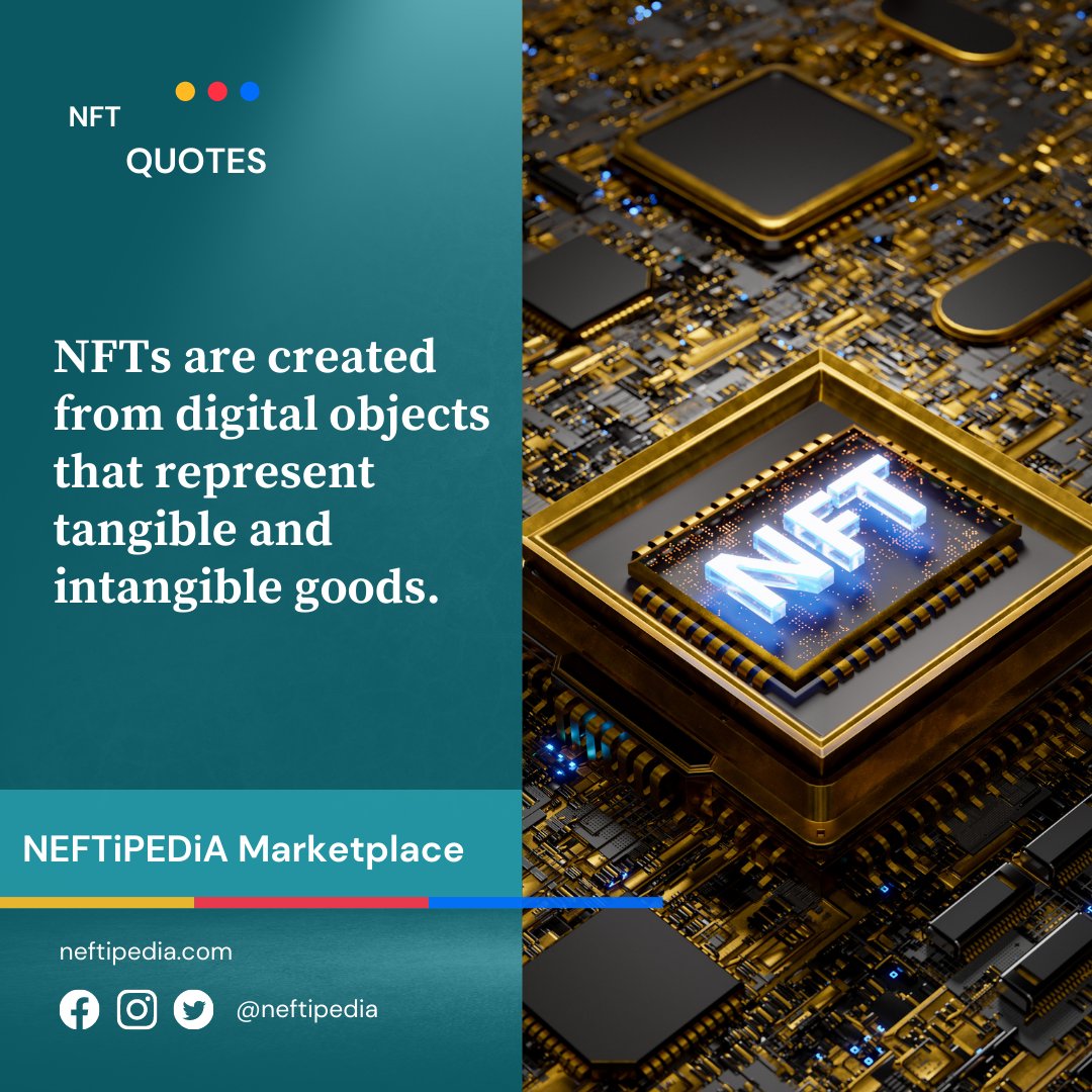 Neftipedia's tweet photo. "NFTs are created from digital objectcs that represent tangible and intangible goods."

Crypto Quotes 📜

#cryptoquotes #crypto #bitcoin #bitcoinquote #cryptoadoption #cryptoeducation
#NEFTIPEDIA #crypto #cryptoworld #altcoin #million #bitcoinexchange #earnmoney #moneymaking https://t.co/VtyyiF7wVD