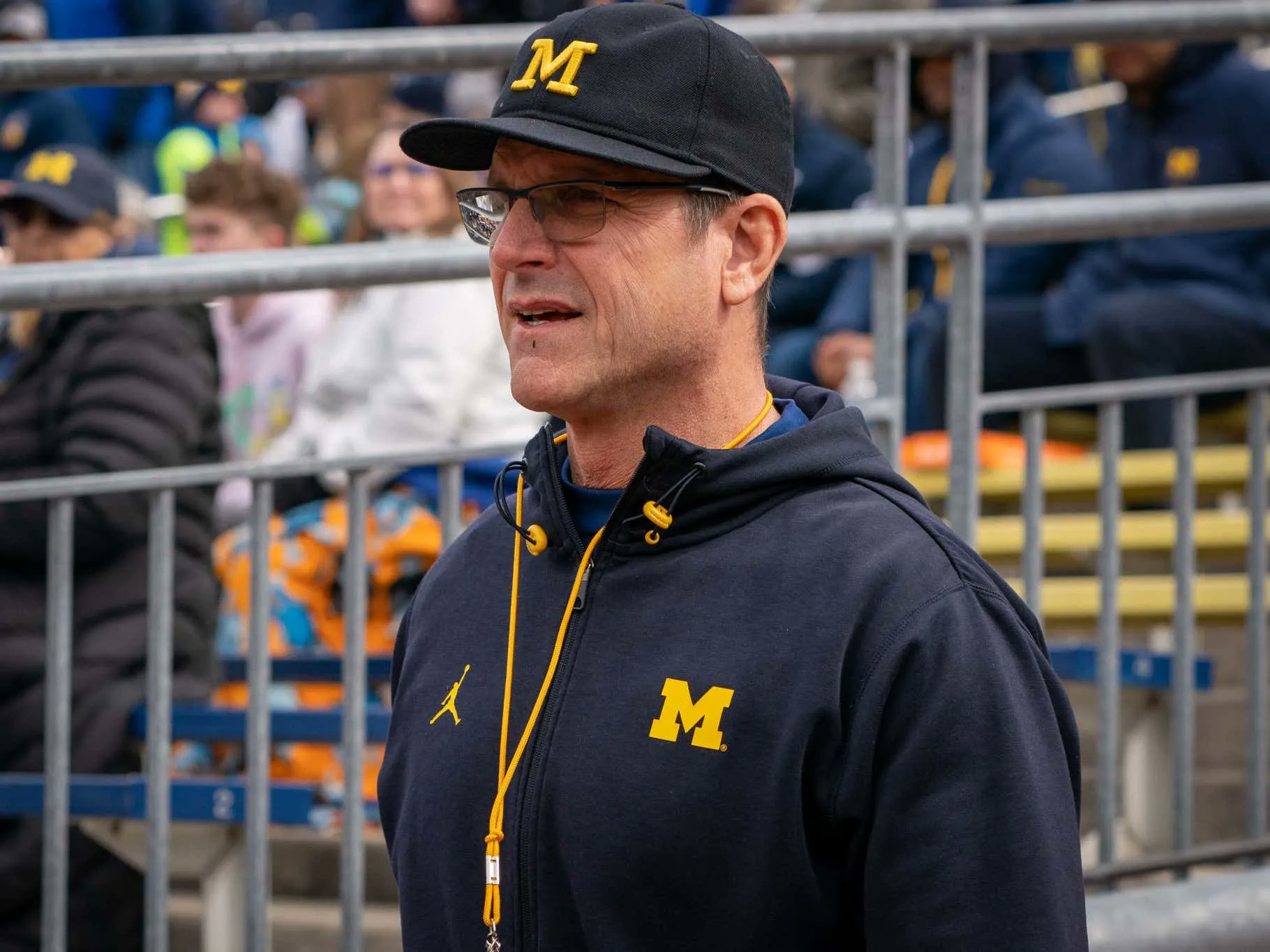 Barstool Sports on Twitter "Perfection Jim Harbaugh Reportedly Started An Interview For The KU