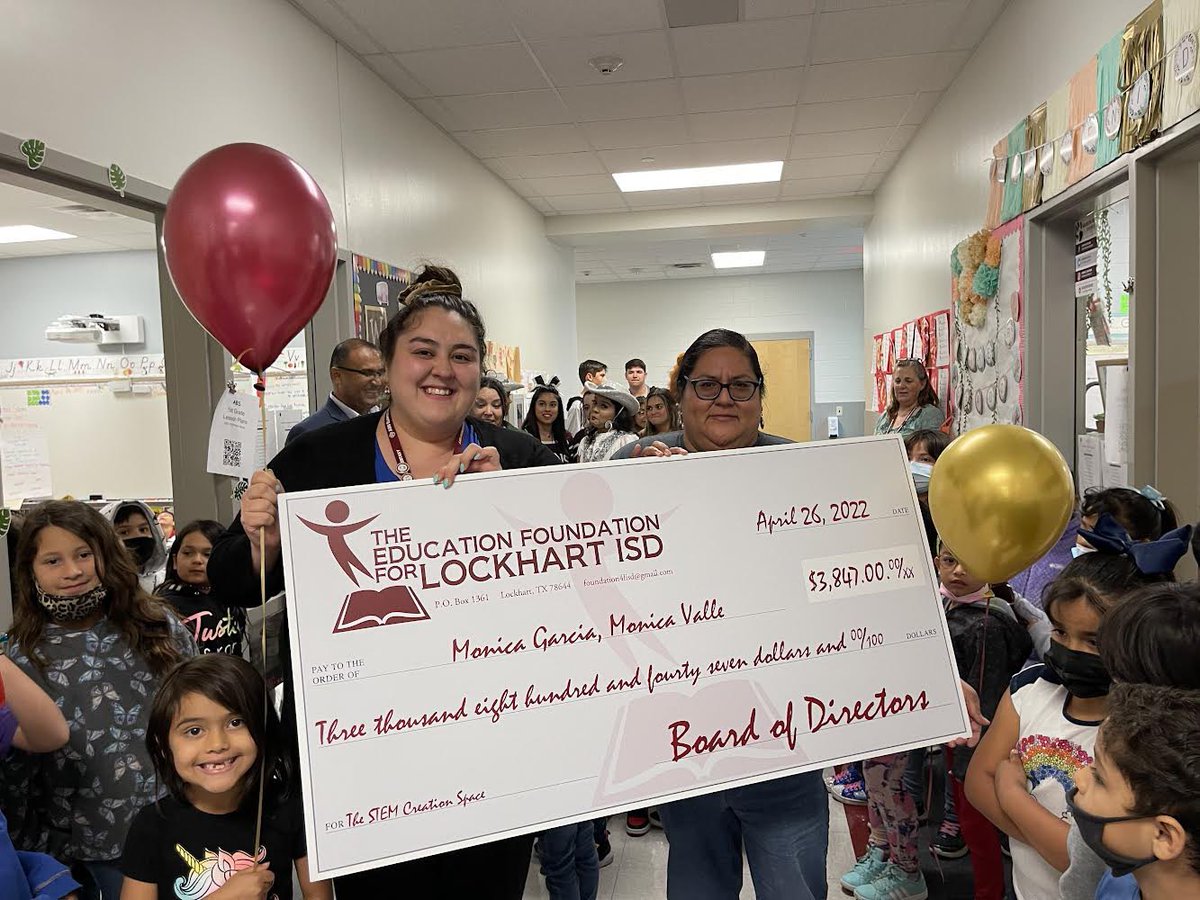 MsGarcia1st's tweet image. Thank you so much @Foundation4LISD !! My students will get the opportunity to work with coding robots next year! So thankful!! #ABSproud