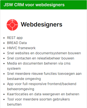 JSWebdesign_nl's tweet image. JSW CRM 4 voor developers

jswebdesign.nl/nl/webshop/jsw…