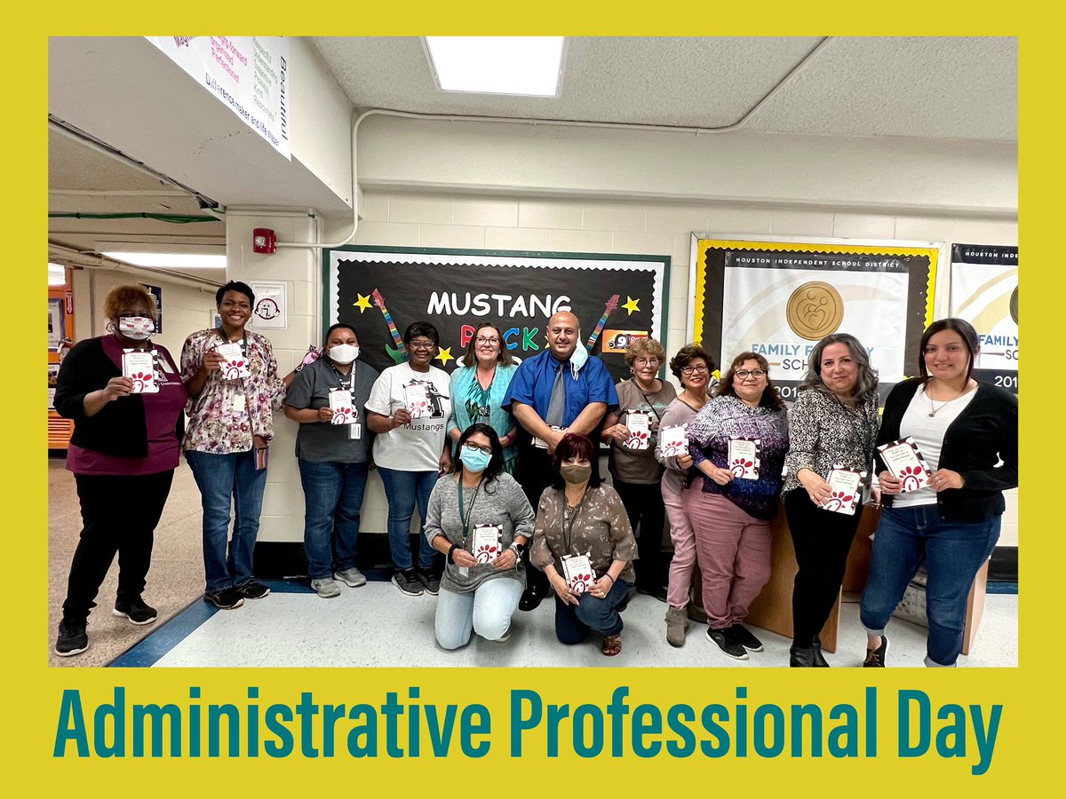 McNamara is celebrating our AMAZING  Administrative Professionals!! 🤗 @ELEM1_HISD <a href="/ZSinson/">Zuleima Sinson</a> <a href="/mcnamaraeshisd/">McNamara ES</a> <a href="/ElachkarToufic/">Elachkar</a> <a href="/torresma920/">Martha Torres</a>