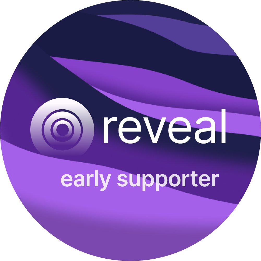 RevealSo's tweet image. This is only the beginning of our journey!  

Try out the beta now: reveal.so

To be eligible for the early supporter POAP &amp;amp; enjoy special perks:
✨RT &amp;amp; Follow
⚡️Drop your ENS/wallet below