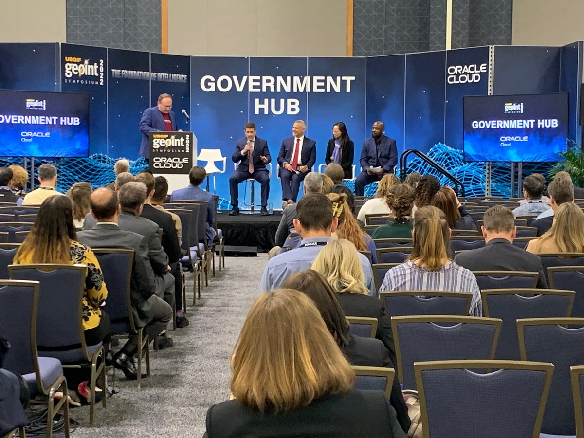 NGA’s Mark Munsell said the panel is about how computer vision is critical to what NGA does. #GEOINT2022