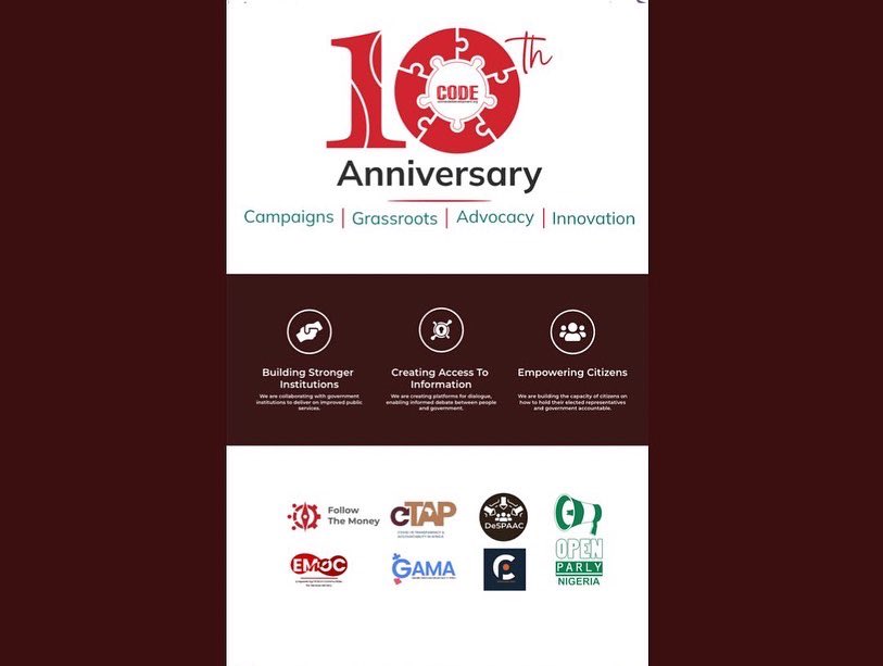 Connected_dev's tweet photo. Earlier today, we unveiled the official logos to be used in marking this milestone later this year!

We are ready for celebration, are you???🤔

#CODEAt10 #FollowTheMoneyAt10 https://t.co/4UNtRZNSL9
