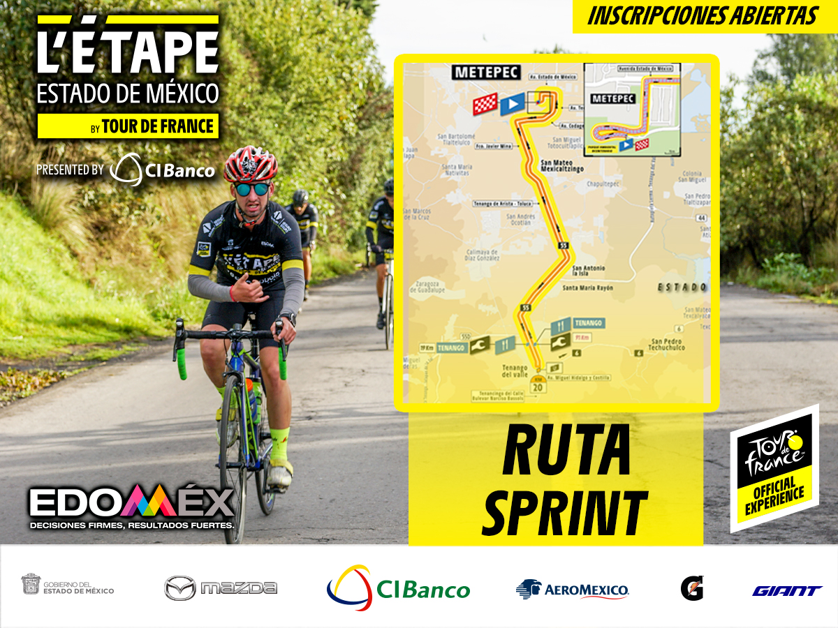 LaEtapaMexico's tweet photo. En L´Étape Estado de México, todos los ciclistas son bienvenidos, nuestra ruta sprint tiene 40 km en donde podrás disfrutar la experiencia de rodar en un pelotón real, esta ruta es ideal para ciclistas que inician en este gran deporte.

Inscripciones:
https://t.co/YCANdYxyZU https://t.co/cXPtBKYOEy