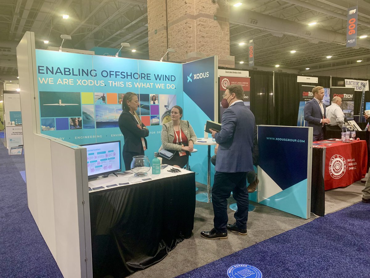hwebb125's tweet photo. A few snaps from #2022IPF today! Networking, catching up with friends, and hearing #OSW industry updates- what’s not to love! @offshorewindus @XodusGroup @UKinNewYork https://t.co/aNNMMwtalH