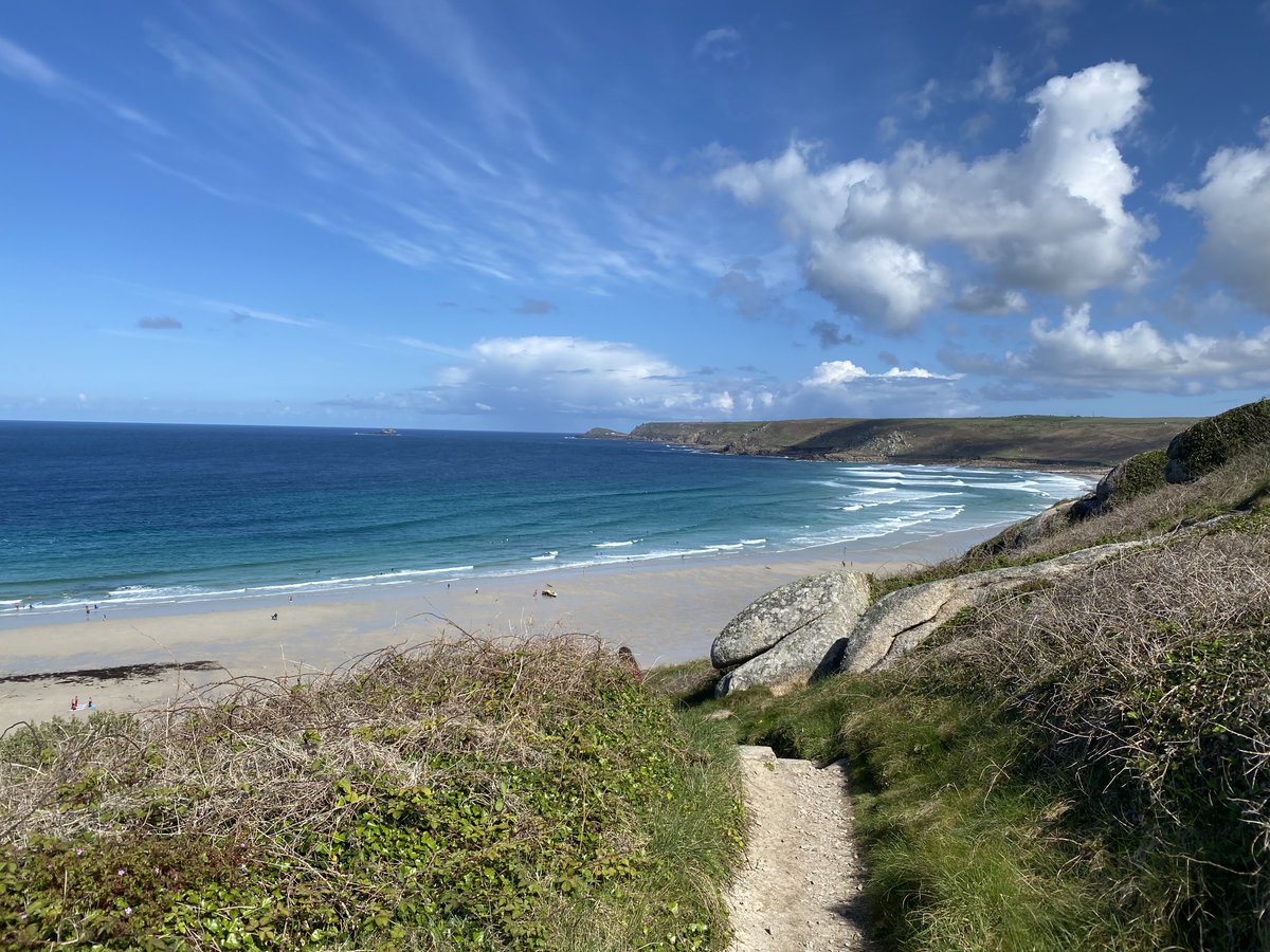 Sun is out and there is only one way to the Beach.
Book your Lands End Holiday with us and enjoy Sennen Cove Beach and the spectacular landscape of the South West Coast Path.
ow.ly/y1Bx50ITN3Z
#landsendhostel  #southwestcoastpath #cornwall #sennencove #beach #landsend
