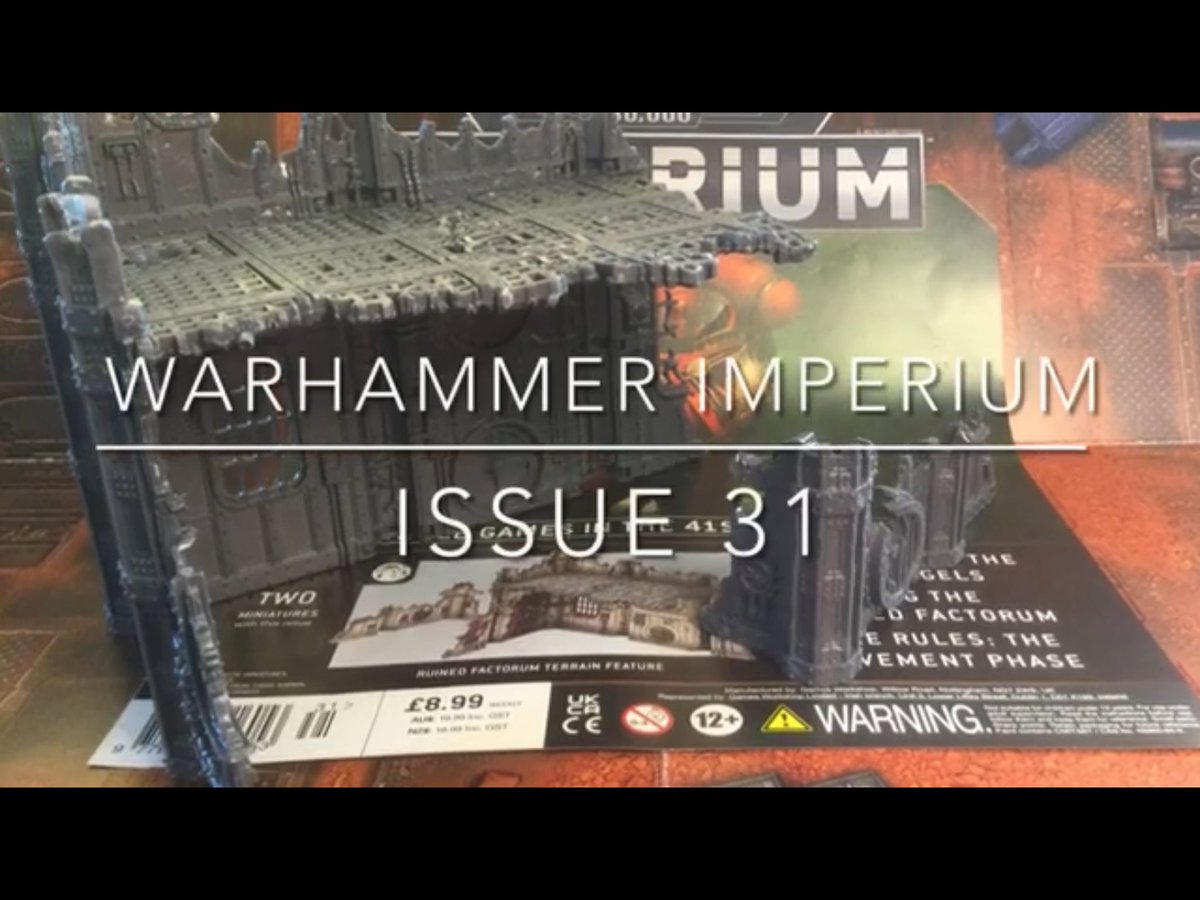 tiffanyszoneuk's tweet photo. It’s Wednesday. So that means it’s time for another Warhammer Imperium review. Issue 31 is now live. 

https://t.co/TH0mjghLp6
#warhammerimperium #warhammer40k #warhammercommunity #mechanicusruins #admech #wargamesterrain #spacemarines #sistersofbattle #necrons #issue31 https://t.co/loiQUaYqG4