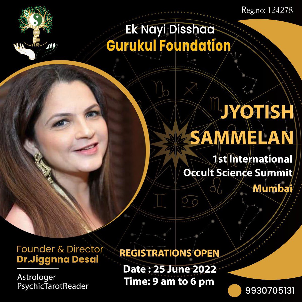 Psychic_Jiggnna's tweet photo. #Jyotishsammelan #Founder&director #DrJiggnnadesai #Spiritualcoach #Paychicreader #Astrologer https://t.co/Ct1mHkmzed