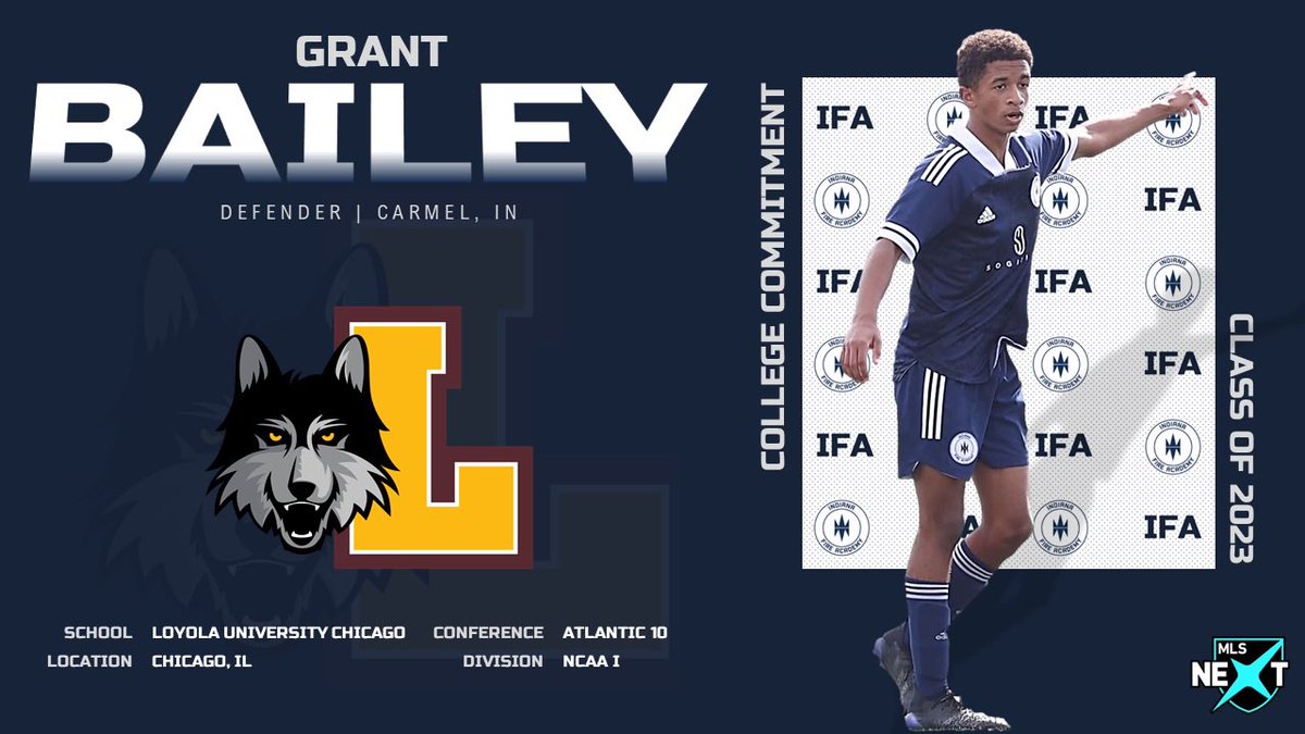 IndyProAcademy's tweet photo. Congratulations to IFA U17 player Grant Bailey for his commitment to Loyola University Chicago! 👏🏻 https://t.co/4INkE0Bxi4