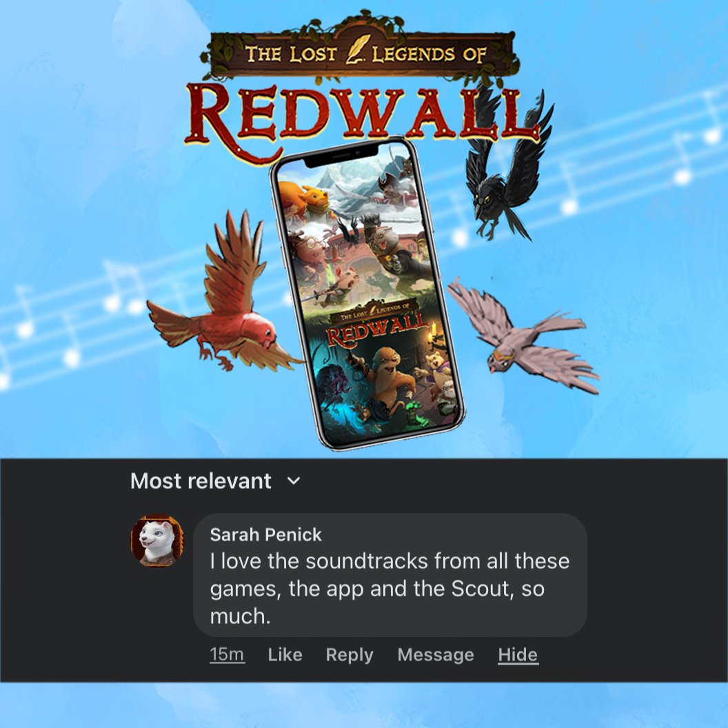 somagames's tweet photo. We love hearing from fans like you. Share some of your most memorable redwall moments with us!
#gamereviews #lostlegendsofredwall #videogames #gamedevelopment #gamedev #indiedev #story #llor https://t.co/jNdplVFUgw