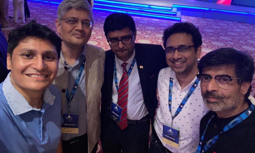 With @RMantri, @harshmadhusudan, @samirsaran, @doctorsumitseth this evening at the end of #Raisina2022. Thank you Samir and Dr Seth for an excellent conference! Great job by the @orfonline and @MEAIndia teams... One of the best conferences I have attended. Keep up the good work.