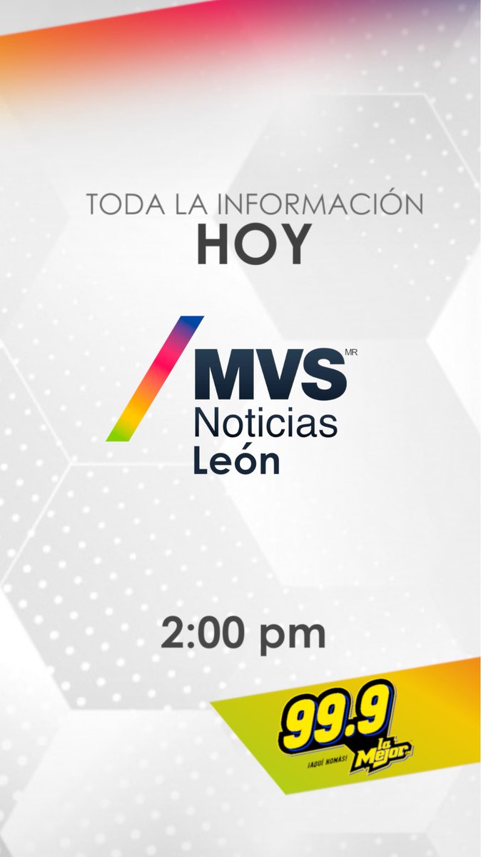 mvsnoticiasleon's tweet photo. 🔵 • ESCUCHA EN VIVO #MVSNoticiasLeón 👨🏻‍💻 @ReporteroSergio 

▶️ TUNEIN RADIO https://t.co/q8jF2M3dhb
📻 La Mejor León 99.9 FM 
🔹 @LaMejorFmLeon

#MVSNoticiasLeón #Noticias #News #SergioOrtiz #InfoParaTi https://t.co/rzd7Ds9ww7