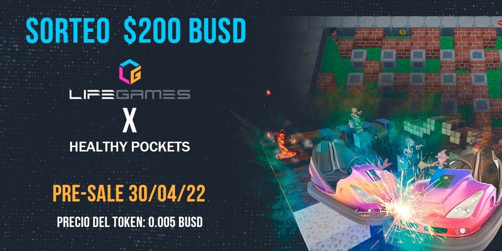 healthy_pockets's tweet photo. 🧨SORTEO $200🧨
Celebramos la pre-venta y el lanzamiento del token de la plataforma de videojuegos @LifeGamesCrypto sorteando 200 BUSD +10 WL 🥳🔥
Requisitos:
1️⃣Like y RT
2️⃣Sigue a @healthy_pockets y @LifeGamesCrypto
3️⃣Entra en su comunidad:https://t.co/vC3wWrHl3W
Suerte 🍀 https://t.co/w6ppejw7S0