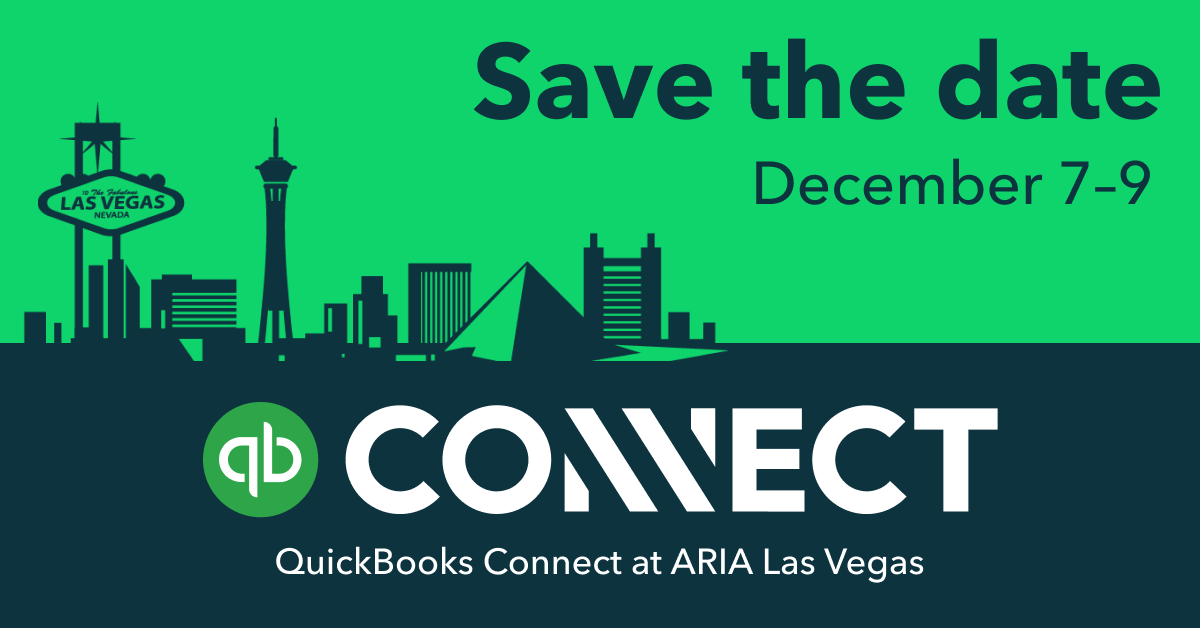 All in for Vegas! Save the date for QuickBooks Connect in-person at the ARIA Las Vegas, December 7–9. More details coming soon. intuit.me/37TabTU #QBConnect