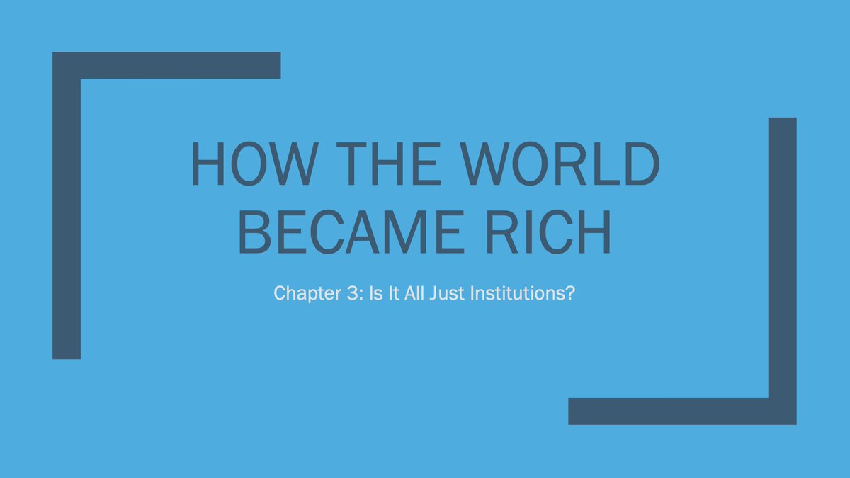 MarkKoyama's tweet photo. As How the Rich Became Rich hits the bookshelves in the US next month @jaredcrubin and I are releasing powerpoints to accompany it.  The first two sets of slides on geography and institutions are up https://t.co/lAM6Ic4Ywa https://t.co/p34yPdj92d