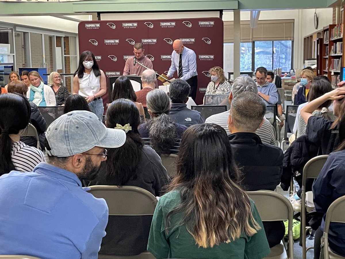 1FarmingtonHS's tweet photo. Proud of our Class of 2023 Book Award recipients! Outstanding scholars and citizens! #OneSchoolOneCommunityOneUs https://t.co/xTVe7OBtrm