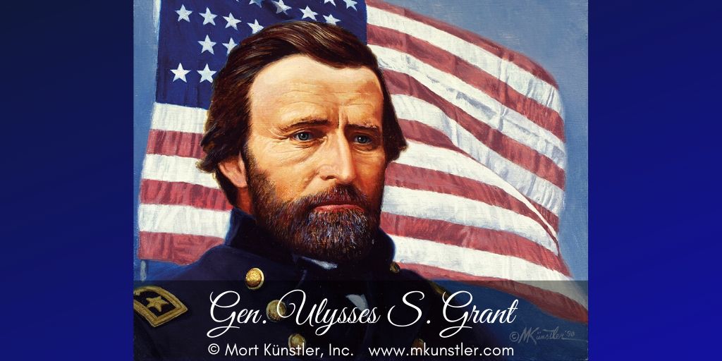MortKunstler's tweet photo. This Day in History: U.S. Grant Born 200 Years Ago, April 27, 1822
See prints: https://t.co/U8TjyDvm3D
#AmericasArtist #UlyssesSGrant #ThisDayInHistory #MortKunstler #LetUsHavePeace #18thPresident #CivilWarGeneral https://t.co/E44wi5GVad