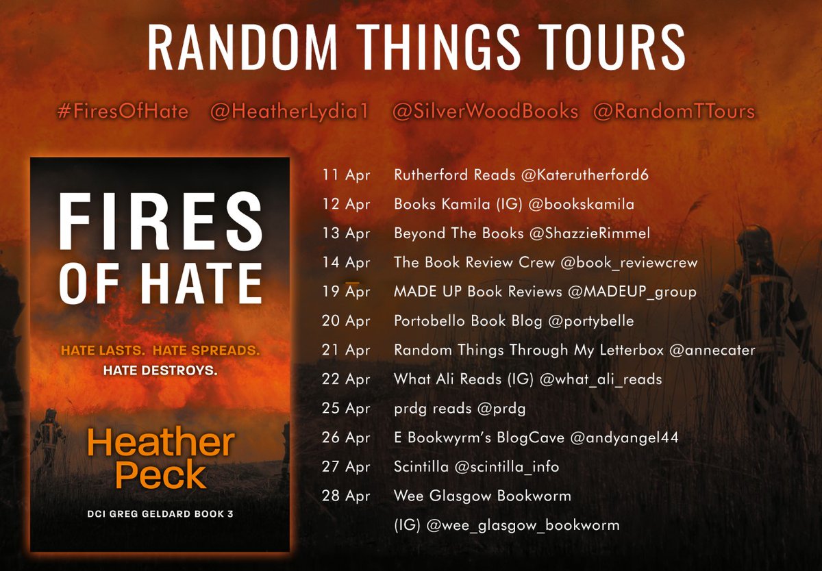 andyangel44's tweet photo. My post (1 day late, #SorryAnne) for the #blogtour of @HeatherLydia1's #FiresOfHate from @SilverWoodBooks for @annecater
and @RandomTTours
https://t.co/uRU7s4ASKq https://t.co/iQc2183NZc