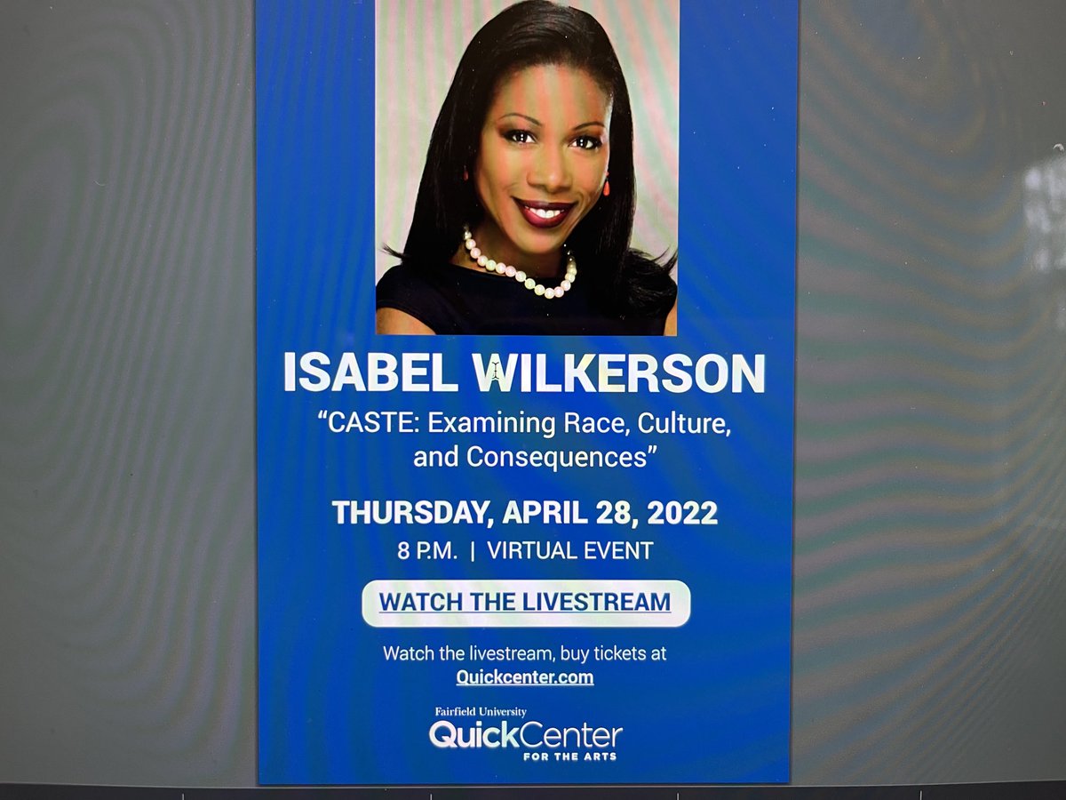 ⁦<a href="/FairfieldU/">Fairfield University 🦌</a>⁩ ⁦<a href="/FairfieldQuick/">Fairfield Quick</a>⁩ ⁦<a href="/BankofAmerica/">Bank of America</a>⁩ partner in Women &amp; Leadership virtual Open Visions Forum with bestselling Pulitzer Prize author ⁦<a href="/Isabelwilkerson/">Isabel Wilkerson</a>⁩ on 2/28 <a href="/8pm/">8pm</a>! Still time to register!