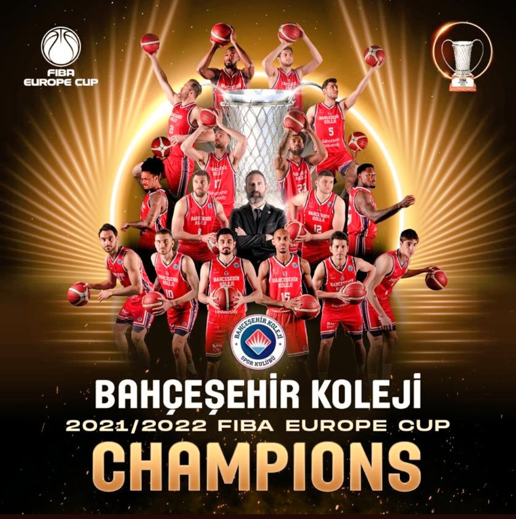 #FIBAEuropeCup Şampiyonu Bahçeşehir Koleji! <a href="/bkbasketbol/">Bahçeşehir Koleji Spor Kulübü</a> 🥇🏆🏀

#FlyHighTogether 
#ŞampiyonBahçeşehir
#BahçeşehirKoleji