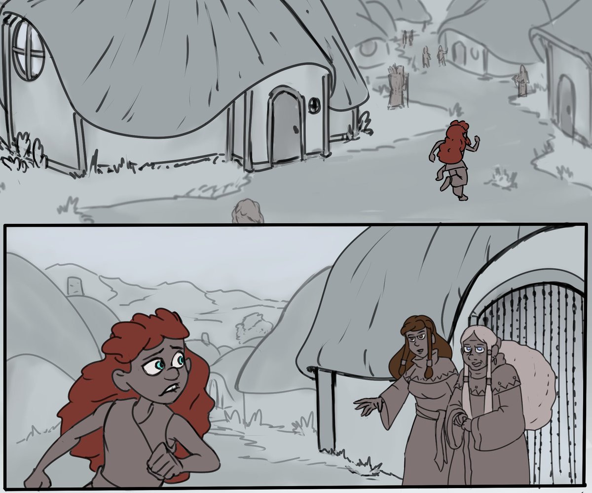 GroovySweet's tweet photo. A little glimpse of my new #MiniComic #TheLeap 

A simple story about a young girl taking on her village's rite of passage. 

[coming soon] https://t.co/rqF9lV1h2M