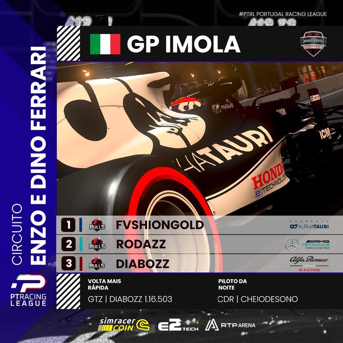 CostinhaTv's tweet photo. Bora @TomasJesus26 Hoje tentamos mais um pódium!!! Sem pressão 😄😅😊!!! Parabéns malta!!! @JThugR @fvshiongold1 @rodrigoln78_ @diabos1904 e @martimmendes_ quase que era um poker se não tens feito um @Charles_Leclerc ahahahh!!! ORGULHO!!! @GTZBulls #GoBulls #weneverdiewerespawn https://t.co/7a45foi5nd