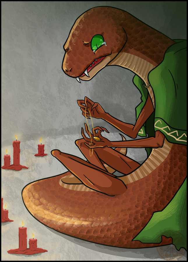 OrangeCocoArt's tweet photo. "You've always been so kind."

#eldenring #rya #zorayas #snakeborn https://t.co/bHV7hlZV7Q