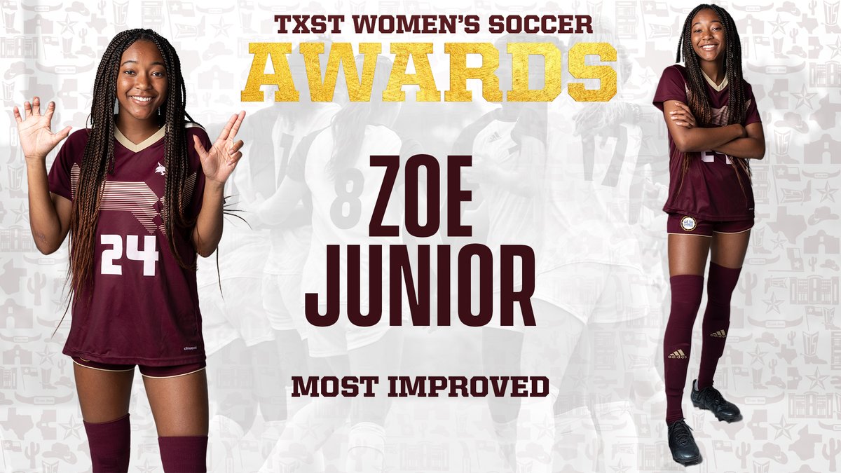 TXStateSoccer's tweet image. Next up is our Most Improved: @zoejuniorr