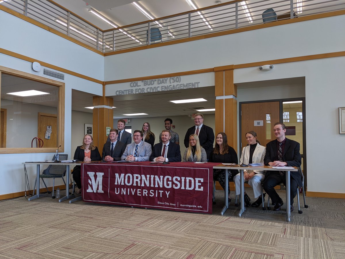 MorningsideEdu's tweet photo. Congratulations to this year's student fellows of the Colonel Bud Day Center for Civic Engagement who released the results of the 5th annual Morningside Poll. #ExperienceMatters @MsideCivic https://t.co/SOEKKMlqqc
