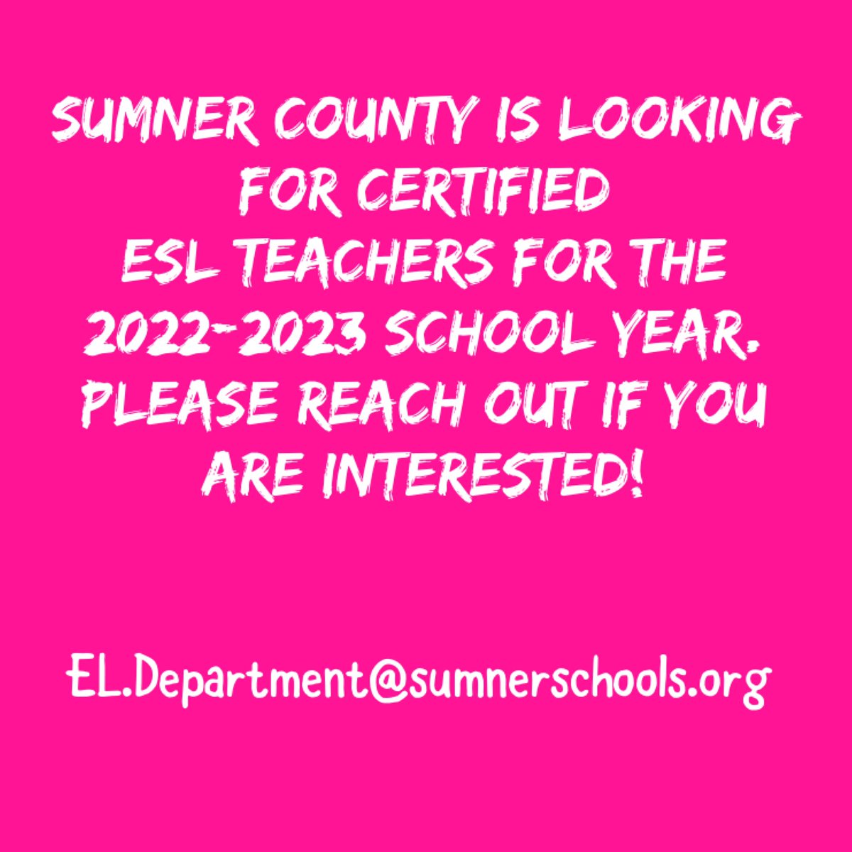 Heidi-Sons (@heidi_sons) on Twitter photo Come join our team!! Especially if you love Middle or High School! #SCSELDepartment <a href="/JamiJWarren/">Jami Warren</a> <a href="/JamiJWarren/">Jami Warren</a> @co_sumner <a href="/SchoolsSumner/">SumnerCountySchools</a> @TeachSumner <a href="/scottlangford72/">Scott Langford</a> Come join our team!! Especially if you love Middle or High School! #SCSELDepartment <a href="/JamiJWarren/">Jami Warren</a> <a href="/JamiJWarren/">Jami Warren</a> @co_sumner <a href="/SchoolsSumner/">SumnerCountySchools</a> @TeachSumner <a href="/scottlangford72/">Scott Langford</a>