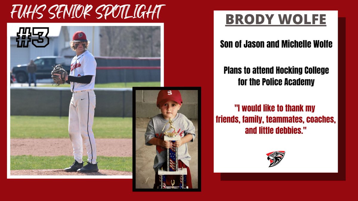 Senior #3 Brody Wolfe