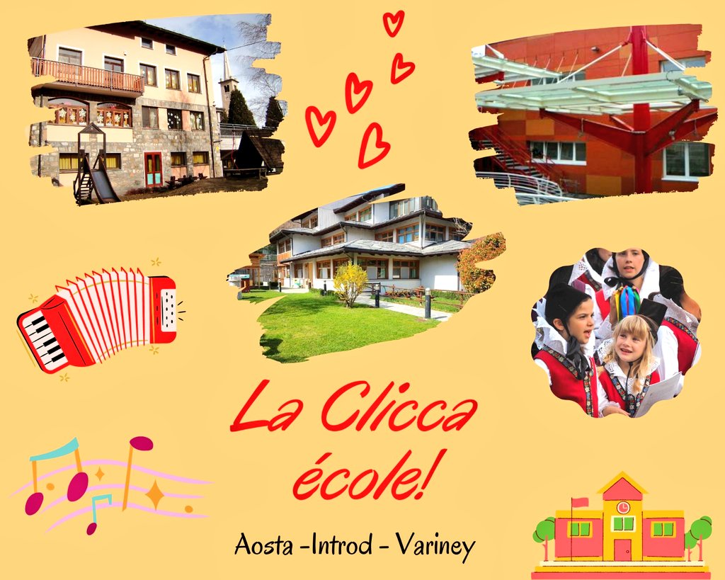 LaClicca's tweet photo. Da #domani ripartono i #rendezvous con il #folklore nelle scuole valdostane, dopo due anni di stop. 😀
#LaCliccaécole #Aosta #Ramires #Introd #Variney https://t.co/Nfl6jLUER2