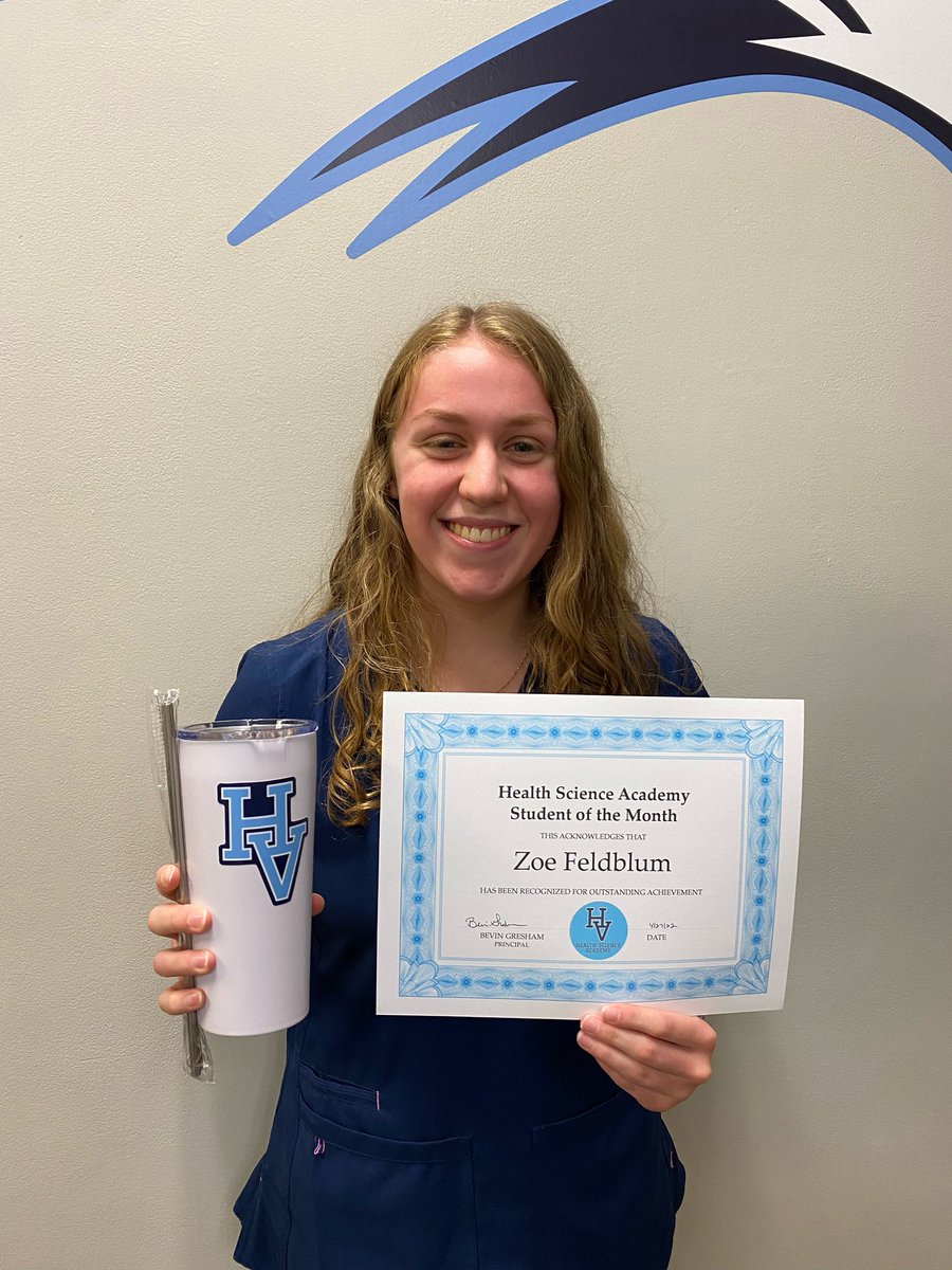 Shoutout to our students on the month, Zoe Feldblum and Nathan Fawver! You all rock! <a href="/HVAGresham/">Bevin Gresham</a>