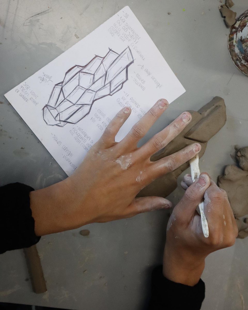 StratfordSch's tweet photo. Following on from their trip to the Natural History Museum, Ms Mckenna’s #Year10 #art students have continued their exploration of #organicstructures through clay modelling.
#artgcse #gcse https://t.co/DpnSGDrrvK