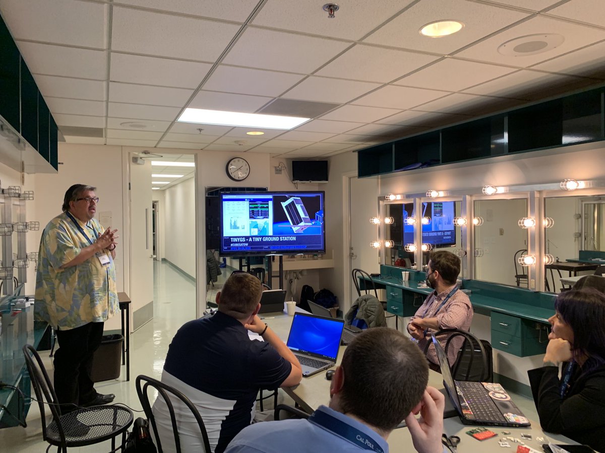 SandrockJudi's tweet photo. CubeSat Developers Workshop hand on practicals thanks to @Gotfredsen #maxiq https://t.co/5lxDV98BoF