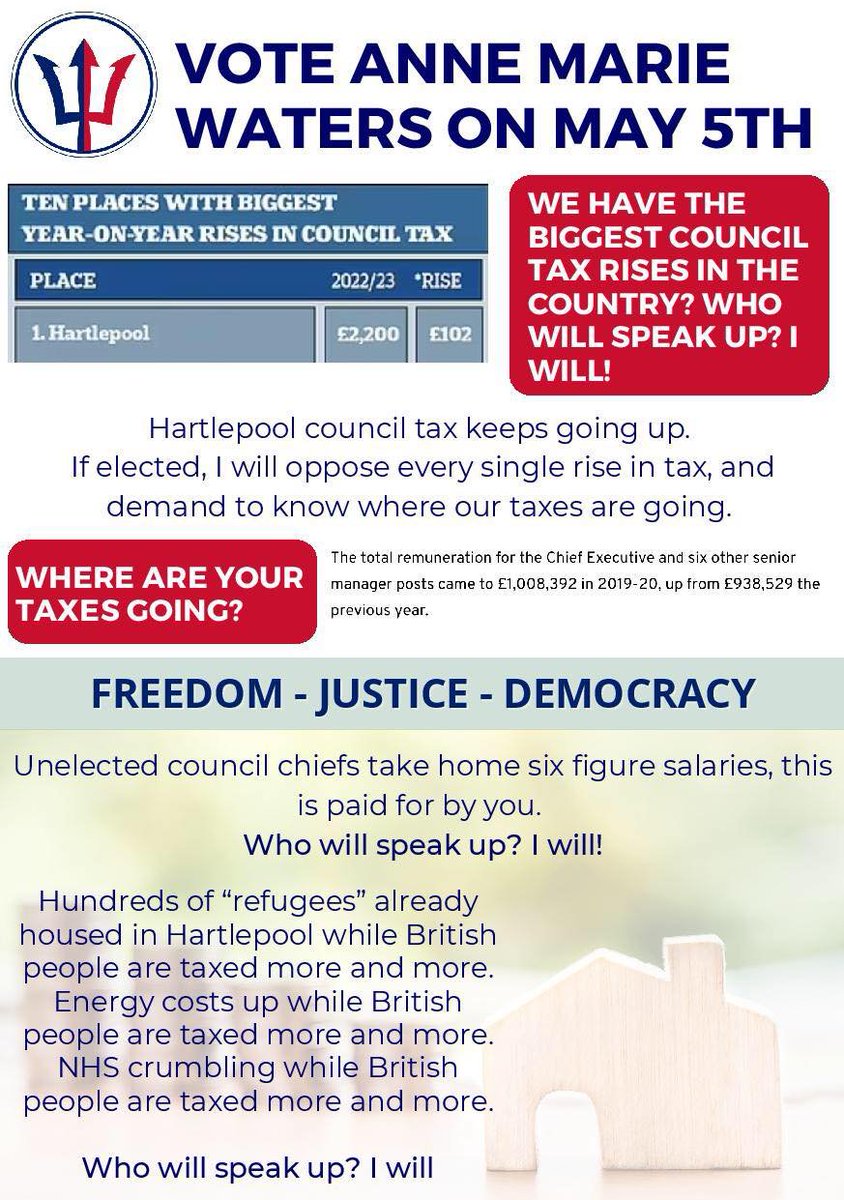 nomadic_hermit's tweet photo. De Bruce, Hartlepool... Vote for Anne Marie Waters on 5th May! 

https://t.co/Gjgy1mHU8g

#DeBruce #Hartlepool #AnneMarieWaters #ForBritain #MakeAChangeFromTheSameOldTwo https://t.co/3Zlkp8g4Vf