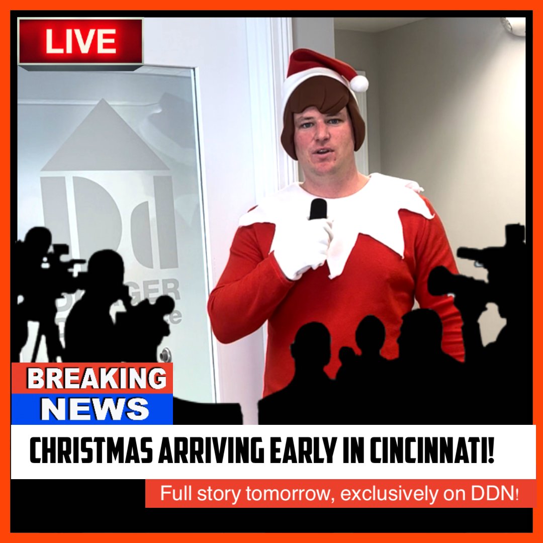 DorgerDiff's tweet photo. Breaking News: Christmas arriving early in Cincinnati!
#Dorgerdifference #football #cincinnati #nfldraft https://t.co/lYR9tTuZFB