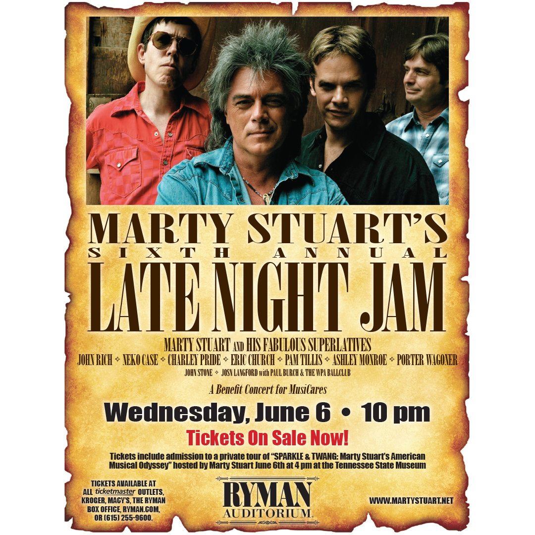Marty Stuart on Twitter "In case you missed it… This June, Marty