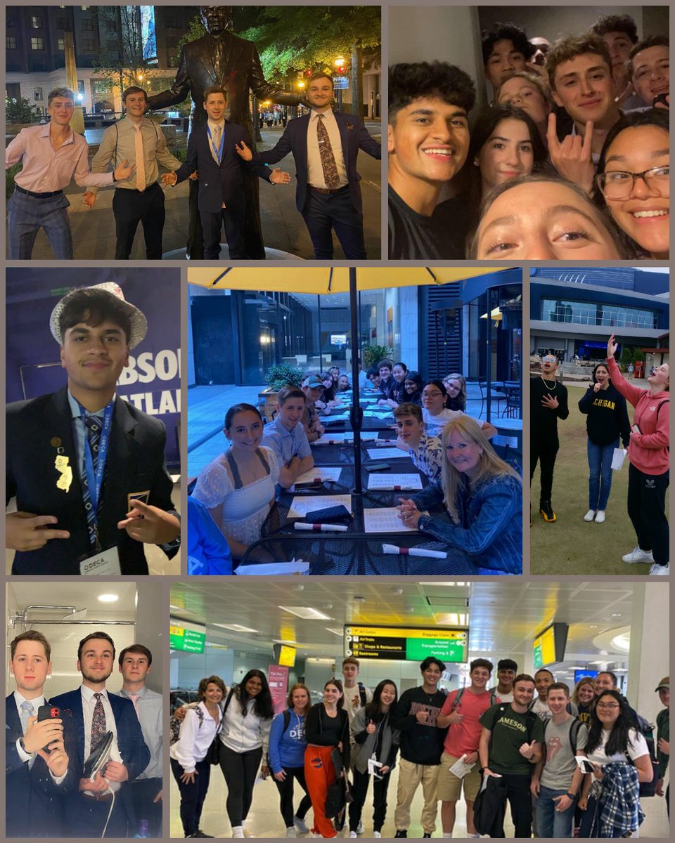 JMHSDECA's tweet photo. While we play hard, JMHS DECA is no stranger to working hard. Congratulations to all of our competitors for their time, dedication, and determination!

Our very own Noelle Powers walked away with #DECAglass in PFL as 2nd  overall IN THE WORLD! 

🔷️ 'Til next time ICDC! 😼 https://t.co/xX8jiUbCoA