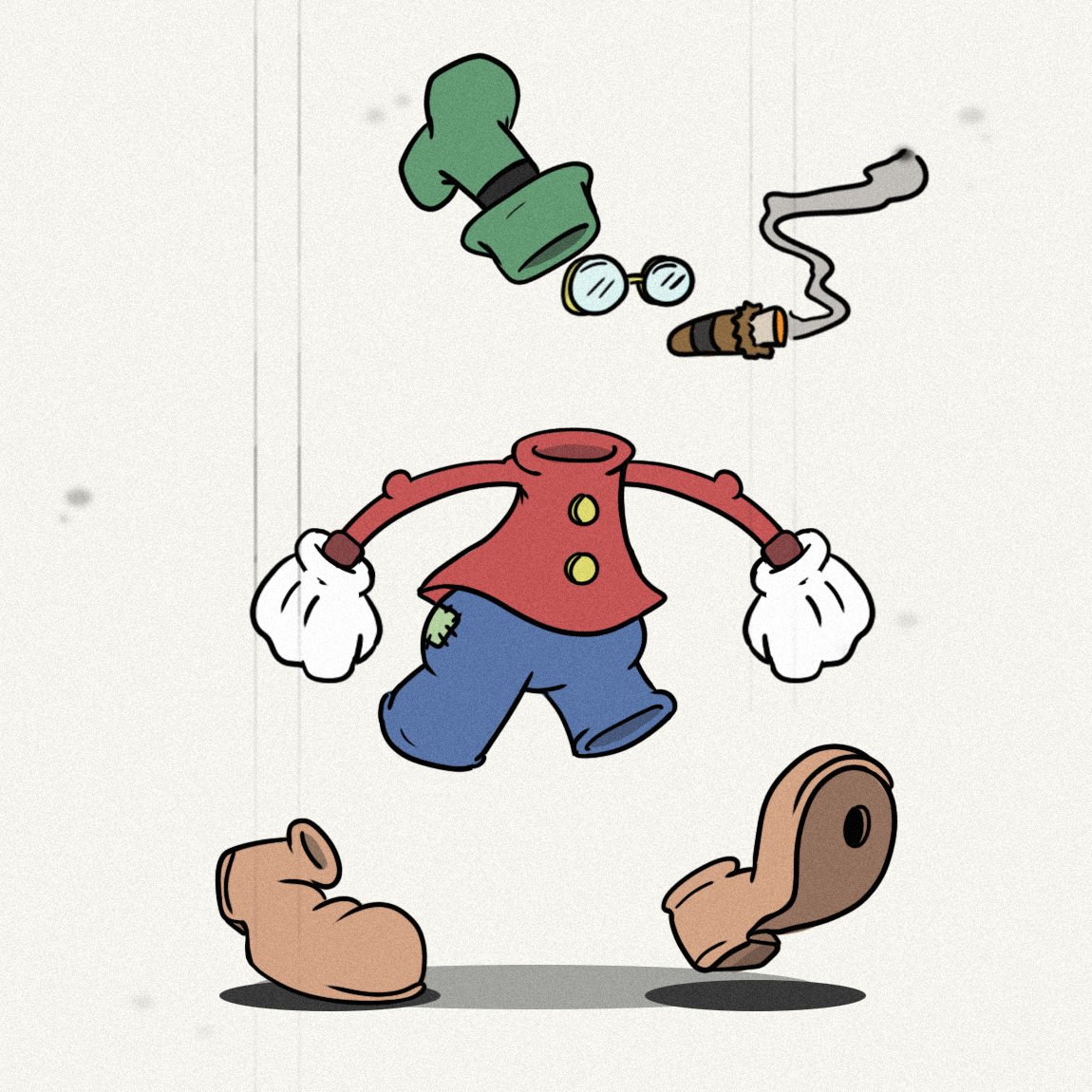 SmashedNFT's tweet photo. The @InvsbleFriends collection has been a huge inspiration for my project. It proved to me that 2D animated NFTs could be done.

I HAD to pay homage with a vintage / retro cartoon style fanart. https://t.co/WPZRwLuWpc