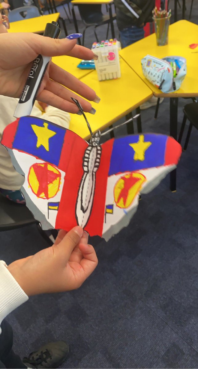 Symmetry butterflies today 🦋 <a href="/Kirkcaldywestps/">Kirkcaldy West PS and ELC</a>