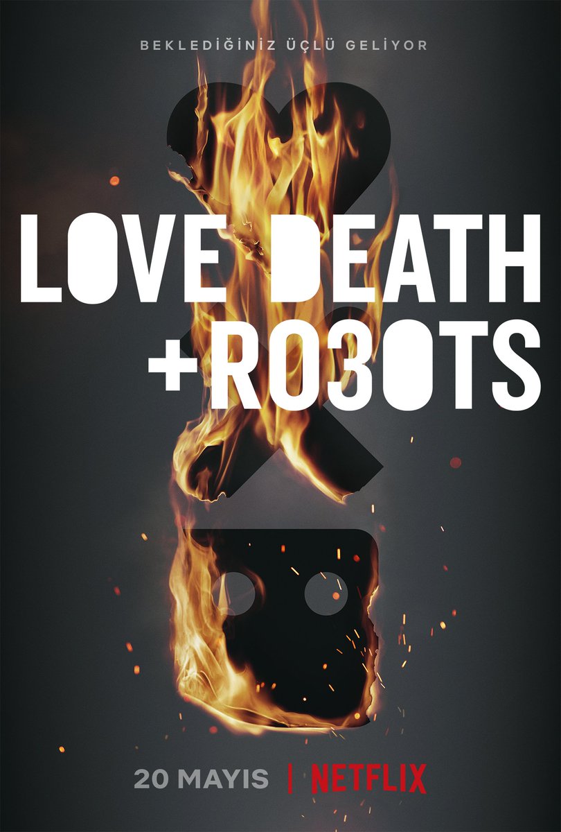 "Love, Death &amp; Robots"un 3. sezonundan ilk poster. ❤️💀🤖