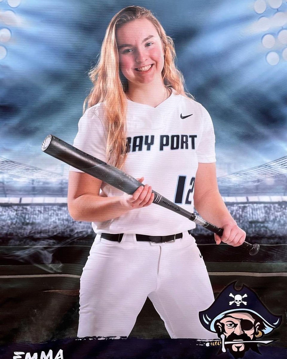 BayPortSoftball's tweet photo. @12_emmak @BayPortHS #seniorspotlight #piratepride https://t.co/IOwk7M2D8c