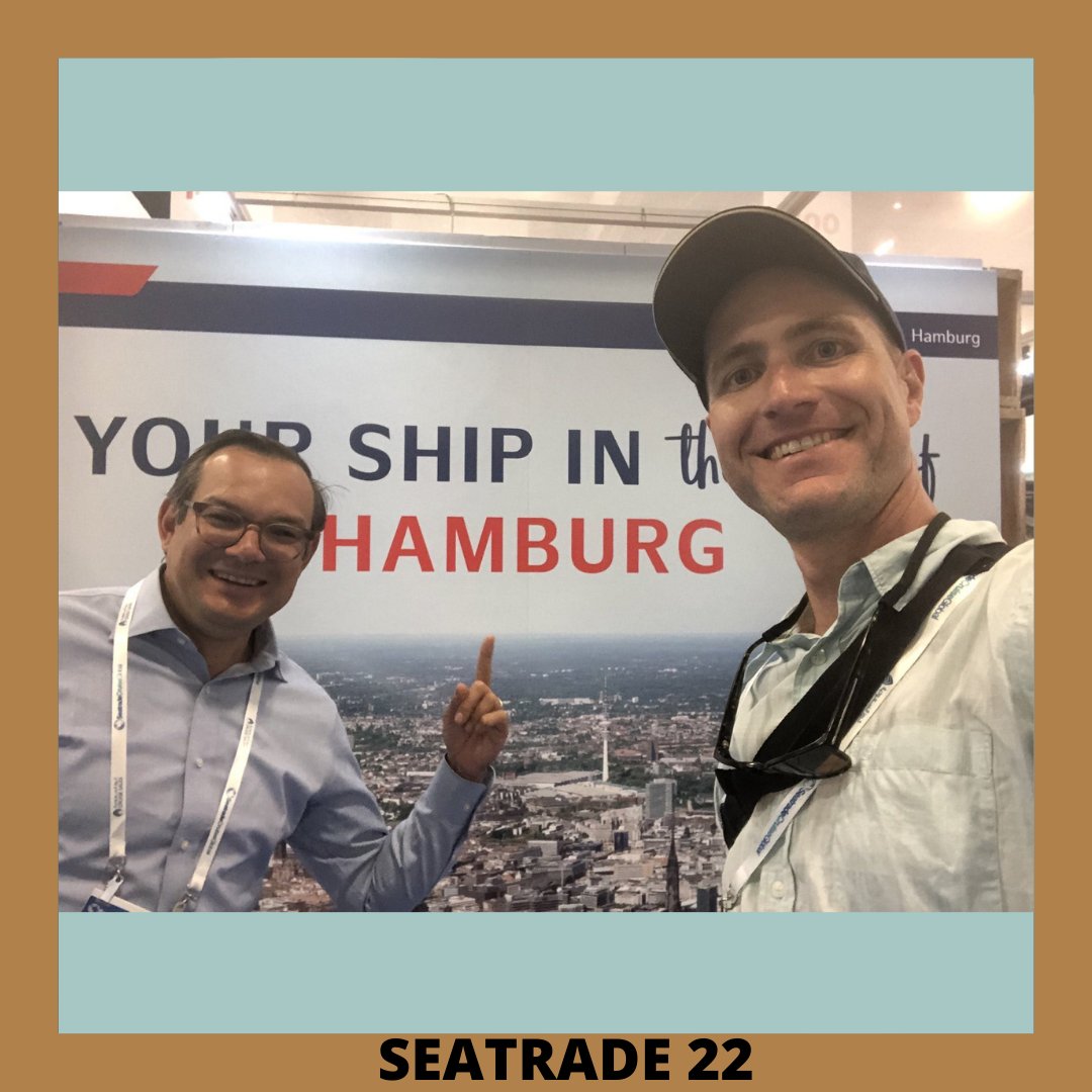 RadioparkHH's tweet photo. #Radiopark's Daniel Schmuck (on the right) had great #meetings on DAY 1 of #SeaTrade2022 . #Photodump of the partners he met: 1. David Peat of Vitec, 2. Mark Hylton ( Port Authority of Jamaica), 3. Marco Santomauro at the Booth "Hamburg" 4. Barbara Bressem of #Dauerflora. https://t.co/3Fkbd1mlcv