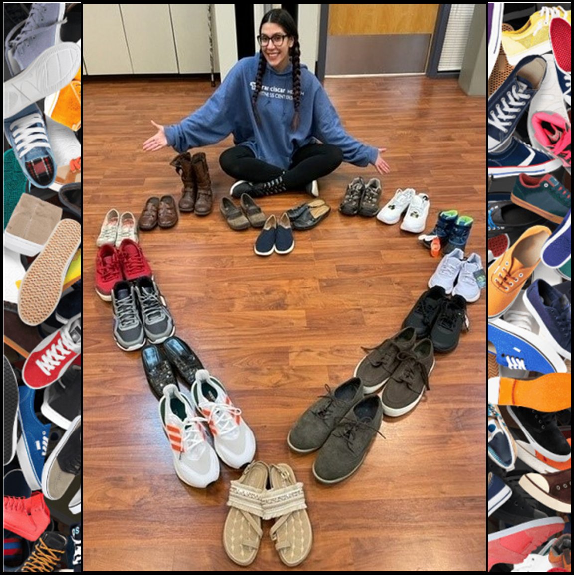 FHFitnessCenter's tweet photo. CHESTERTON LOCATION
Amazing! 300+ pairs of shoes donated so far & 1 day left! We are so thankful for the big hearts & kind people that surround us. Please put your donations in the Main Hall box today!
https://t.co/jt7kYVdpm4 #FranciscanFitness #WeLoveOurMembers #WEKNOWCOMMUNITY https://t.co/q2h2xypS1D