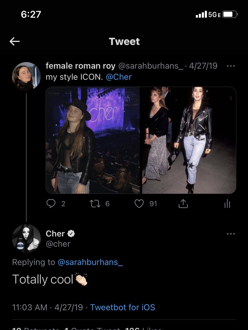 Happy 3rd birthday to cher calling me totally cool 
