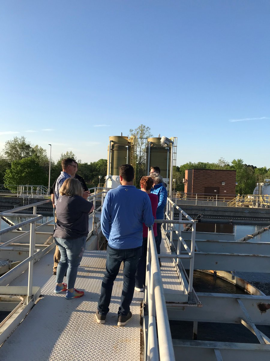 NashvilleMWS's tweet photo. Last night, MWS was excited to kick-off Citizen’s Water Academy w/ a tour of the KR Harrington Water Treatment Plant! Thursday, we'll continue to #DiscoverWater with a look at the water reclamation process & how we return water to the Cumberland cleaner than when we take it out! https://t.co/aOElwAlTtF